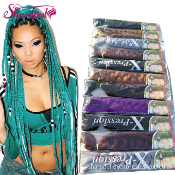 Jumbo crochet braid hair 82inch 165gram wholesale price cheap Original synthetic Jumbo braiding hair